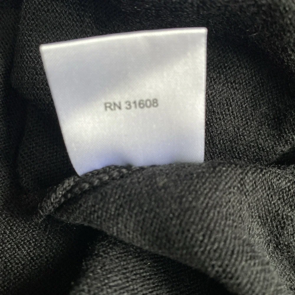 Jos A Bank Mens 100% Merino Wool Black 1/4 Zip Pullover XXL‎ New With Tags